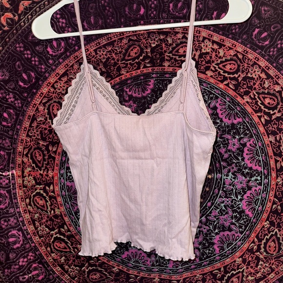 American Eagle Outfitters Lavendar Crop Camisole - Picture 3 of 3